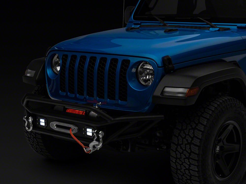 Barricade Trail Runner Front Bumper with LED Fog Lights (20-25 Jeep Gladiator JT)
