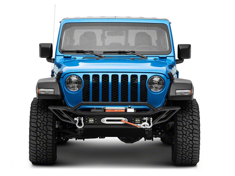 Barricade Trail Runner Front Bumper with LED Fog Lights (20-25 Jeep Gladiator JT)