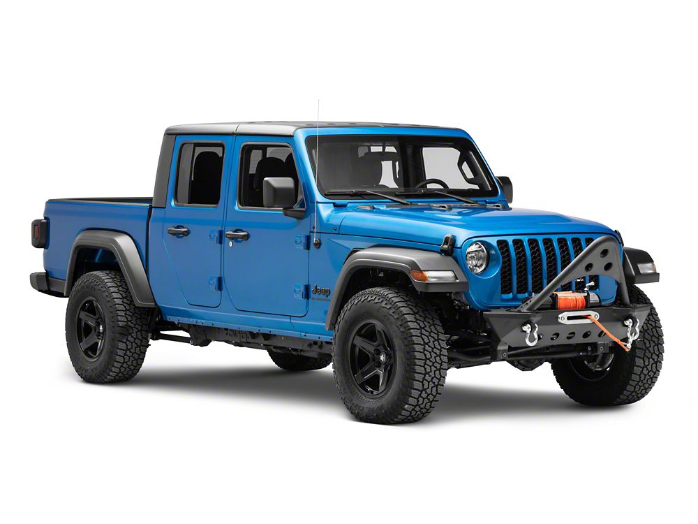 Barricade Stubby Winch Front Bumper with Stinger Bar (20-25 Jeep Gladiator JT)