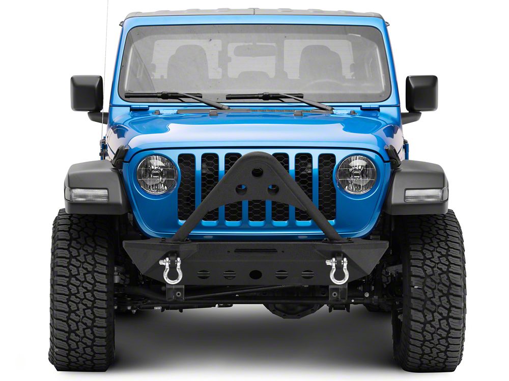 Barricade Stubby Winch Front Bumper with Stinger Bar (20-25 Jeep Gladiator JT)