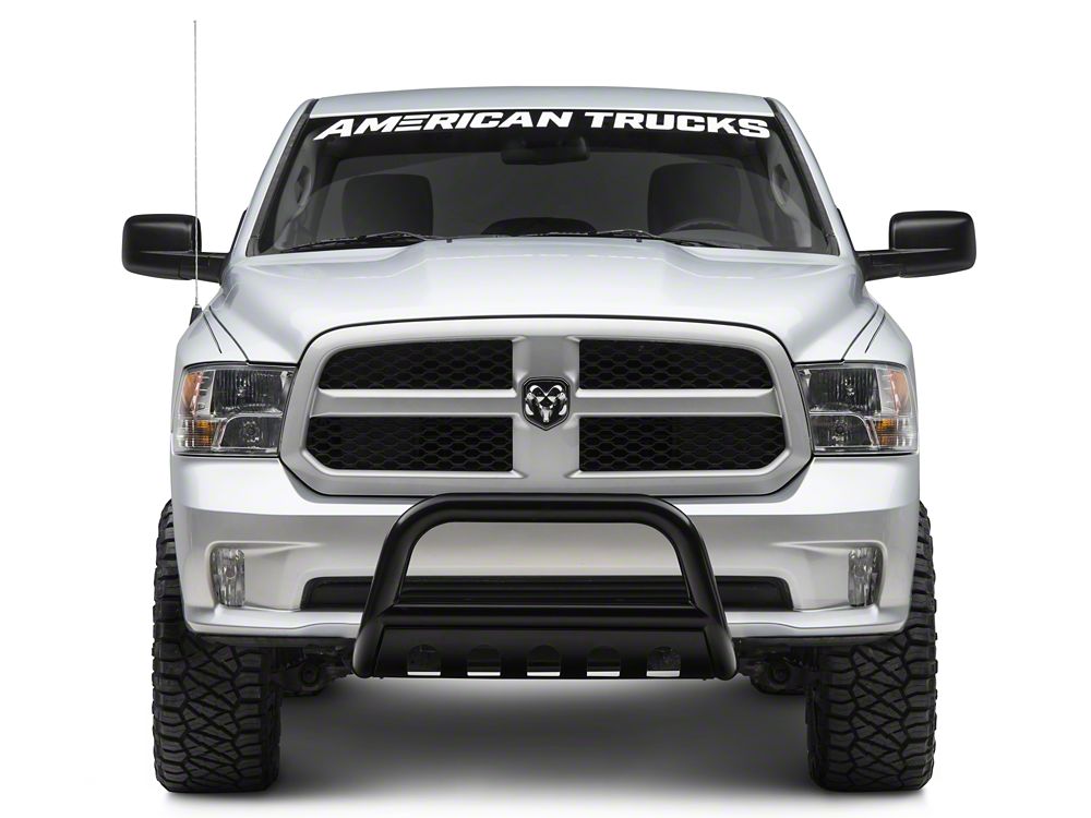 Barricade 3-Inch Bull Bar; Black (09-18 RAM 1500, Excluding Rebel)