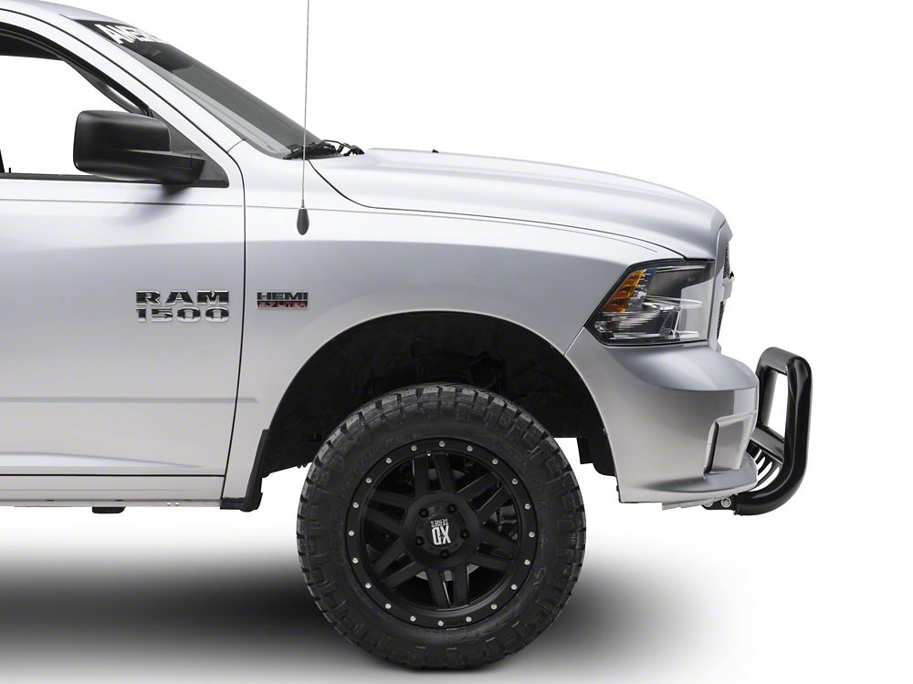 Barricade 3-Inch Bull Bar; Black (09-18 RAM 1500, Excluding Rebel)