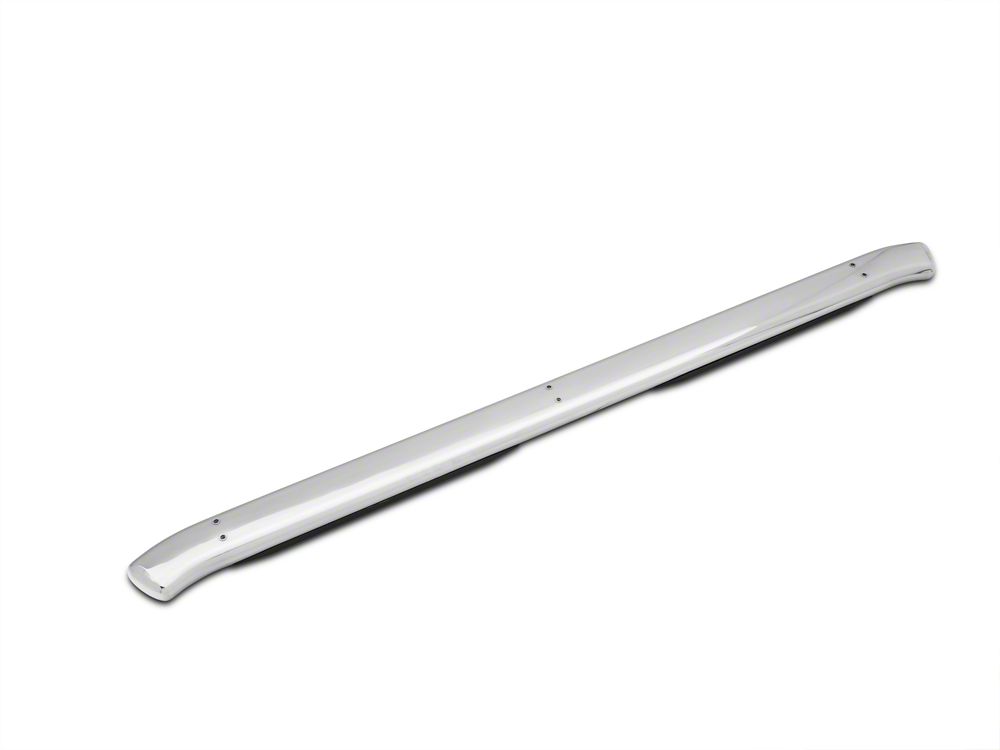 Barricade Pinnacle 4-Inch Oval Bent End Side Step Bars; Stainless Steel (09-18 RAM 1500 Quad Cab, Crew Cab)