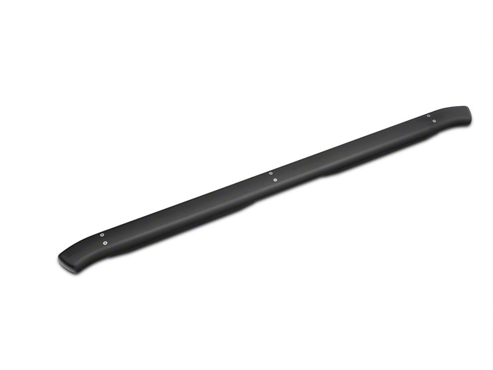 Barricade Pinnacle 4-Inch Oval Bent End Side Step Bars; Textured Black (09-18 RAM 1500 Quad Cab, Crew Cab)