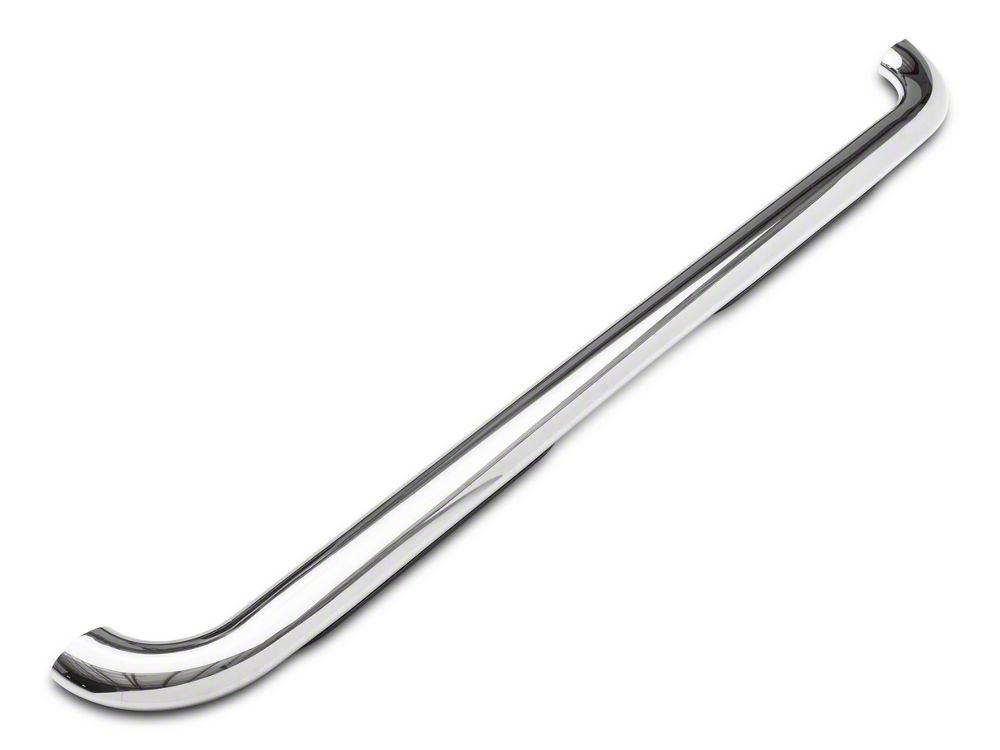 Barricade 4-Inch Oval Bent End Side Step Bars; Stainless Steel (09-18 RAM 1500)
