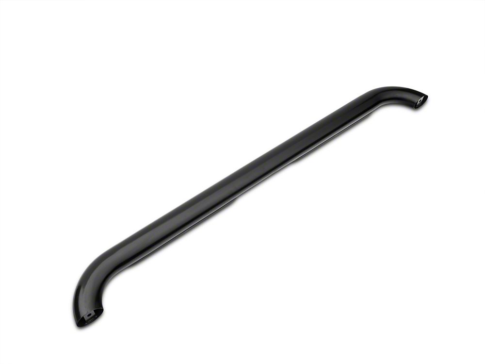 Barricade 4-Inch Oval Bent End Side Step Bars; Black (09-18 RAM 1500)