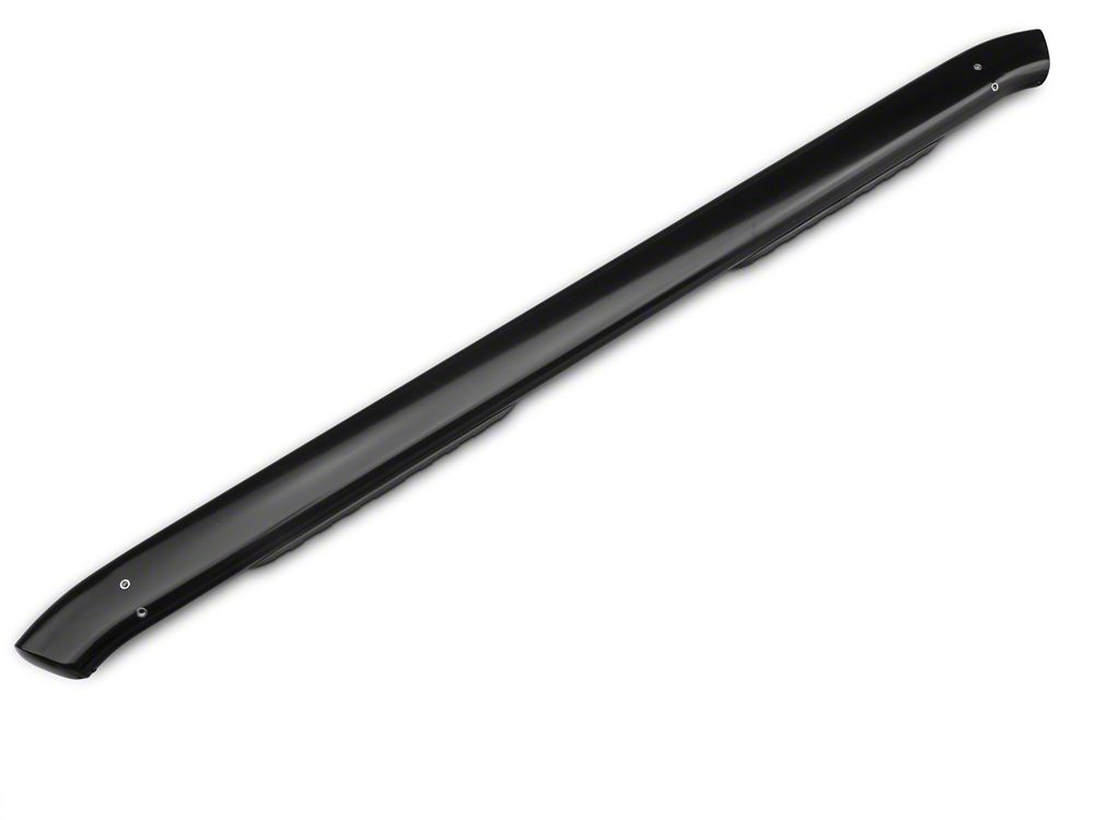 Barricade 5-Inch Oval Bent End Side Step Bars; Black (02-08 RAM 1500 Quad Cab)