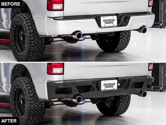 Barricade Extreme HD Rear Bumper; Textured Black (09-18 RAM 1500)