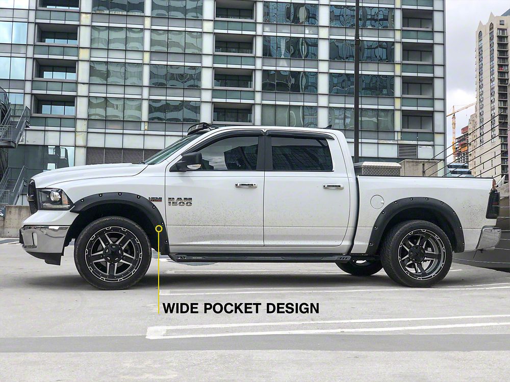 Barricade Premium Molded Fender Flares (09-18 RAM 1500)