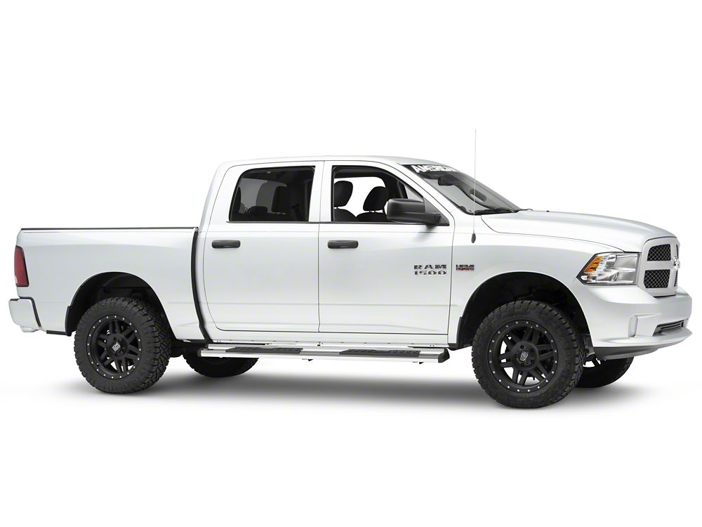 Barricade S6 Running Boards; Stainless Steel (09-18 RAM 1500 Quad Cab, Crew Cab)