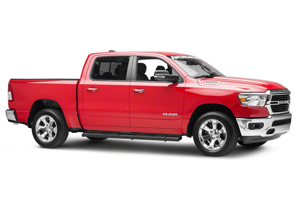 Barricade S6 Running Boards; Black (19-25 RAM 1500 Crew Cab)