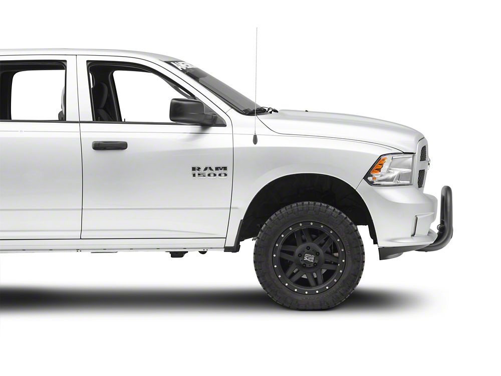 Barricade HD Bull Bar with Skid Plate and 20-Inch LED Light Bar; Black (09-18 RAM 1500, Excluding Rebel)