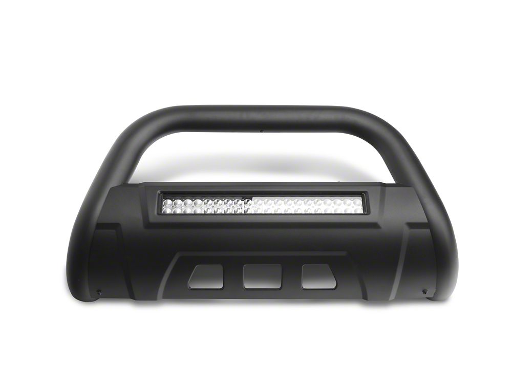 Barricade HD Bull Bar with Skid Plate and 20-Inch LED Light Bar; Black (09-18 RAM 1500, Excluding Rebel)