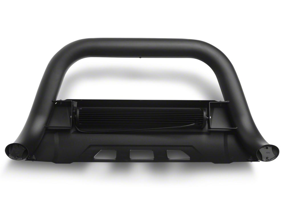 Barricade HD Bull Bar with Skid Plate and 20-Inch LED Light Bar; Black (09-18 RAM 1500, Excluding Rebel)