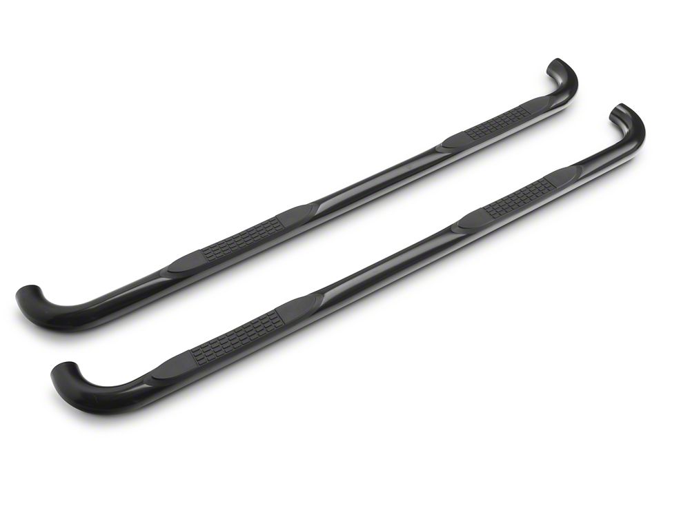 Barricade 3-Inch Side Step Bars; Black (19-25 RAM 1500 Crew Cab)