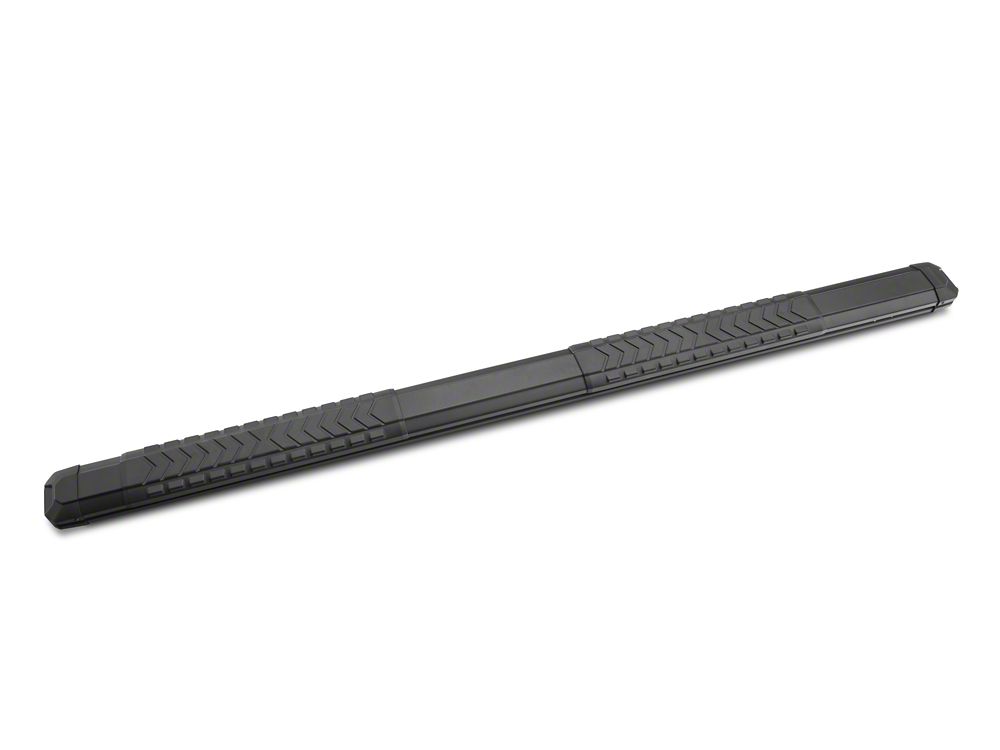 Barricade 5-Inch Aluminum Side Step Bars; Black Cover Plate (19-25 RAM 1500 Crew Cab)