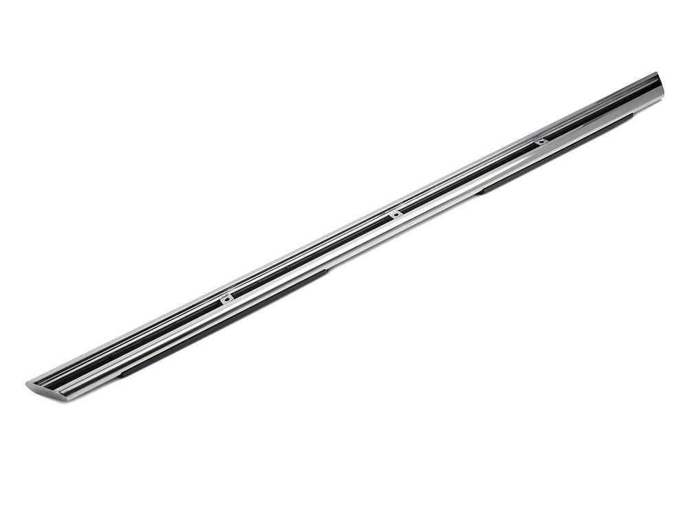 Barricade 4-Inch Flat Oval Running Boards; Stainless Steel (02-08 RAM 1500 Quad Cab)