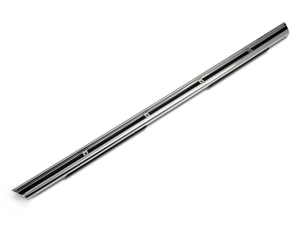 Barricade 4-Inch Flat Oval Running Boards; Stainless Steel (09-18 RAM 1500 Crew Cab)