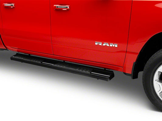 Barricade S6 Running Boards; Black (19-25 RAM 1500 Quad Cab)
