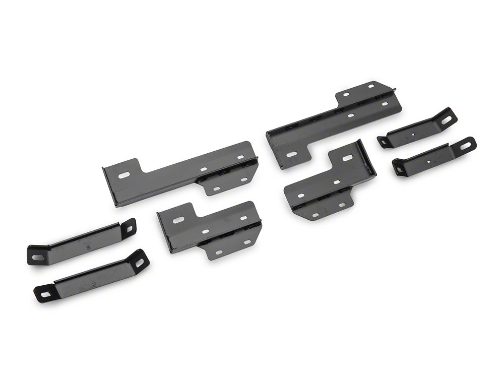 Barricade 4-Inch Oval Bent End Side Step Bars; Stainless Steel (19-25 RAM 1500 Quad Cab)