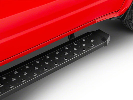 Barricade Rattler Running Boards; Textured Black (19-25 RAM 1500 Quad Cab)