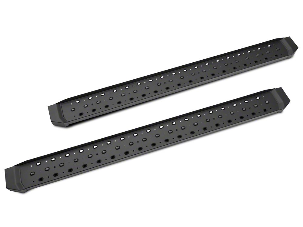 Barricade Rattler Running Boards; Textured Black (19-25 RAM 1500 Quad Cab)