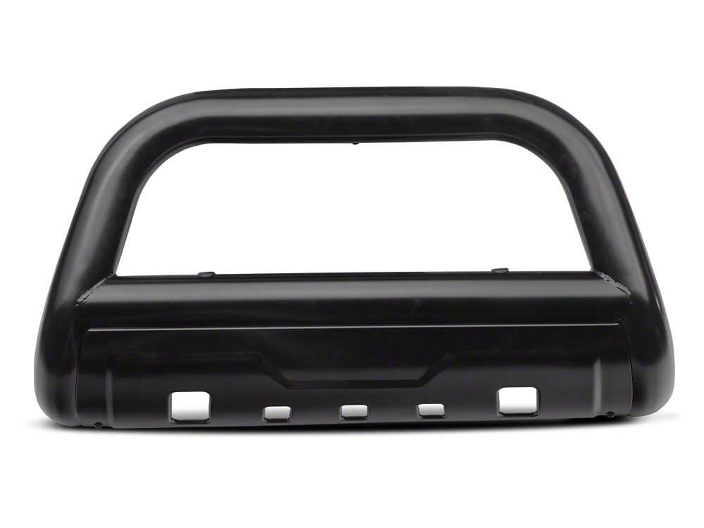 Barricade 3.50-Inch Oval Bull Bar with Skid Plate; Black (19-24 RAM 1500, Excluding Rebel & TRX)