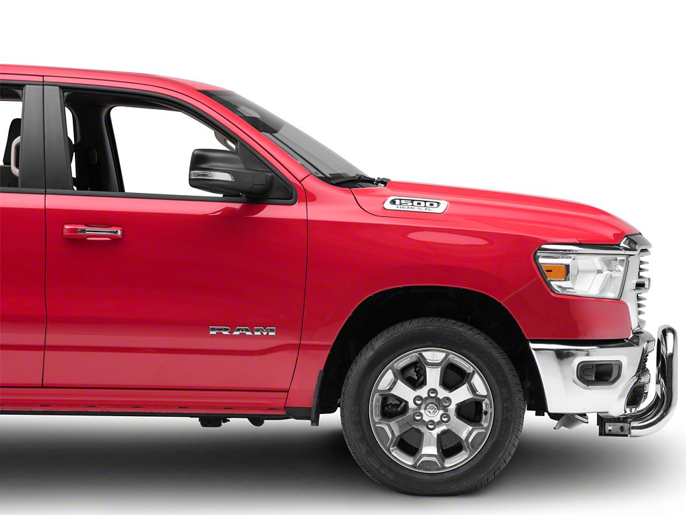 Barricade 3-Inch Bull Bar; Stainless Steel (19-24 RAM 1500, Excluding Rebel & TRX)