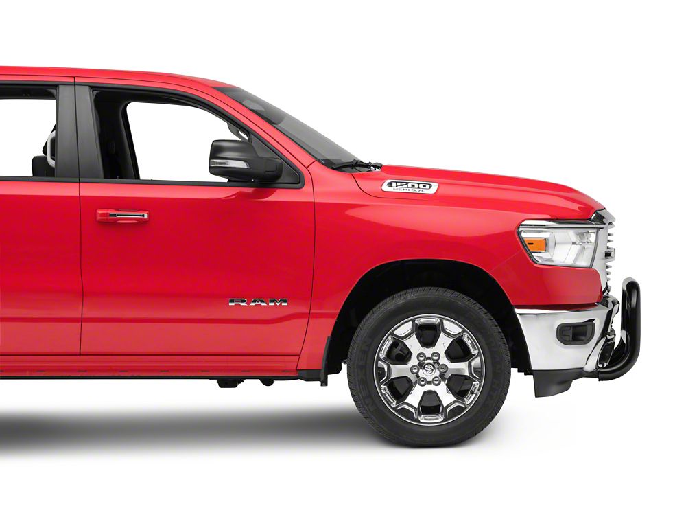 Barricade 3-Inch Bull Bar; Black (19-24 RAM 1500, Excluding Rebel & TRX)