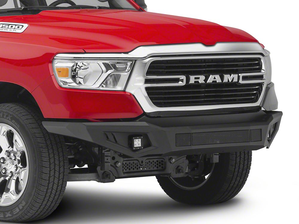 Soillar Front Left Upper Bumper End For 2019-2022 Ram 1500 - Primed Plastic Direct Replacement 68403911AE