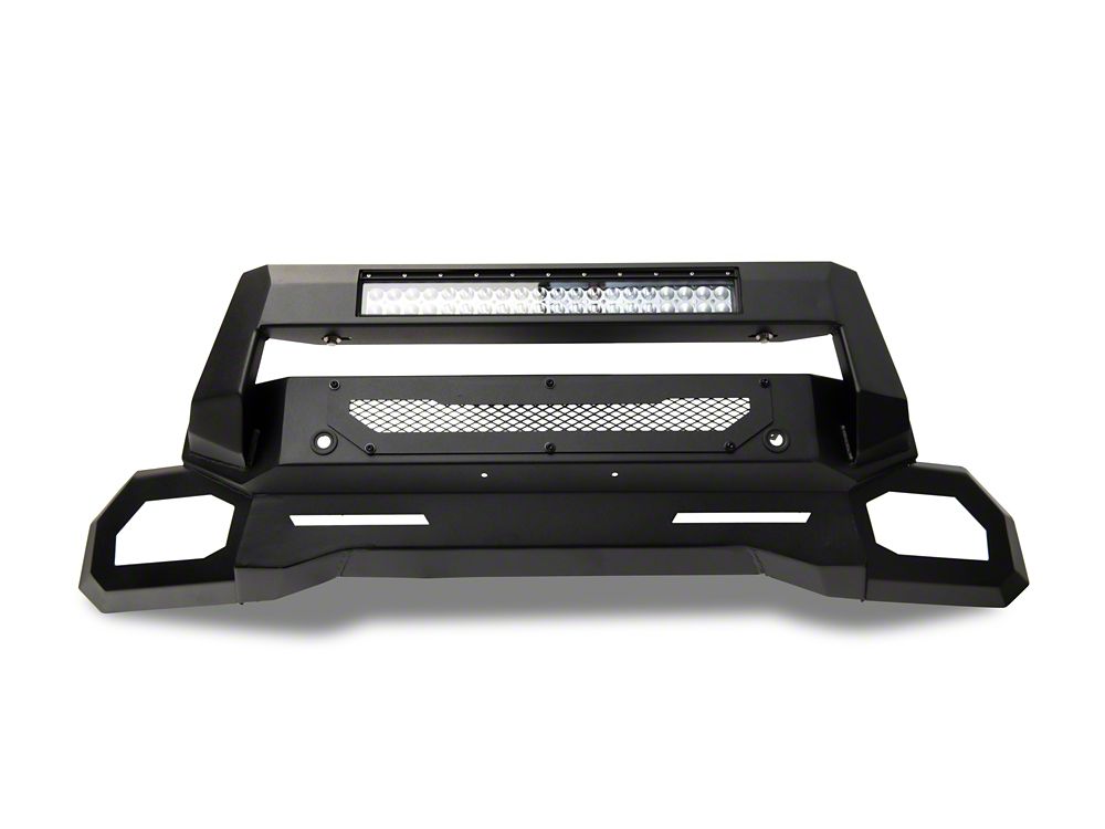 Barricade HD Stubby Front Bumper with 20-Inch Dual Row LED Light Bar (19-24 RAM 1500, Excluding EcoDiesel, Rebel & TRX)