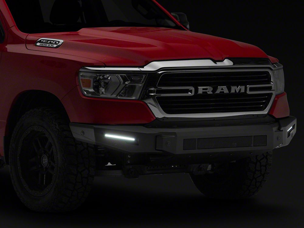 Barricade Extreme HD Modular Front Bumper with LED DRL and Skid Plate (19-24 RAM 1500, Excluding Rebel & TRX)