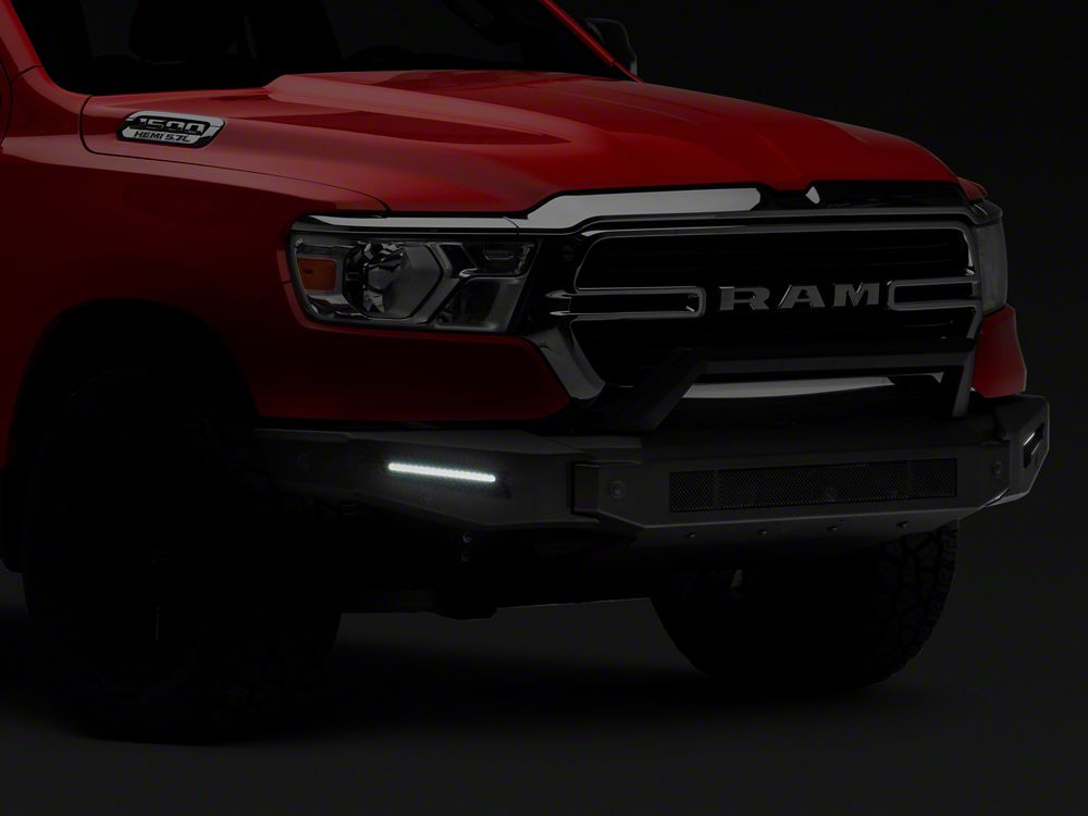 Barricade Extreme HD Modular Front Bumper with LED DRL, Skid Plate and Over-Rider Hoop (19-24 RAM 1500, Excluding Rebel & TRX)
