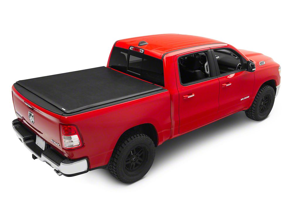 Barricade Soft Roll Up Tonneau Cover (19-25 RAM 1500 w/ 5.7-Foot & 6.4-Foot Box & w/o RAM Box)