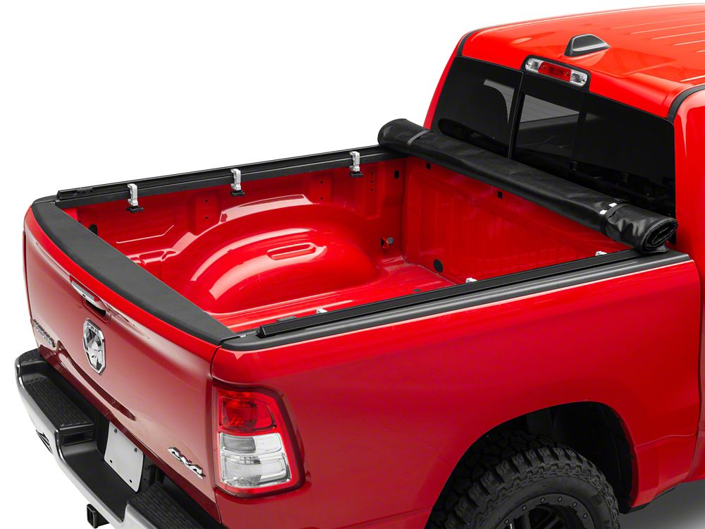 Barricade Soft Roll Up Tonneau Cover (19-25 RAM 1500 w/ 5.7-Foot & 6.4-Foot Box & w/o RAM Box)
