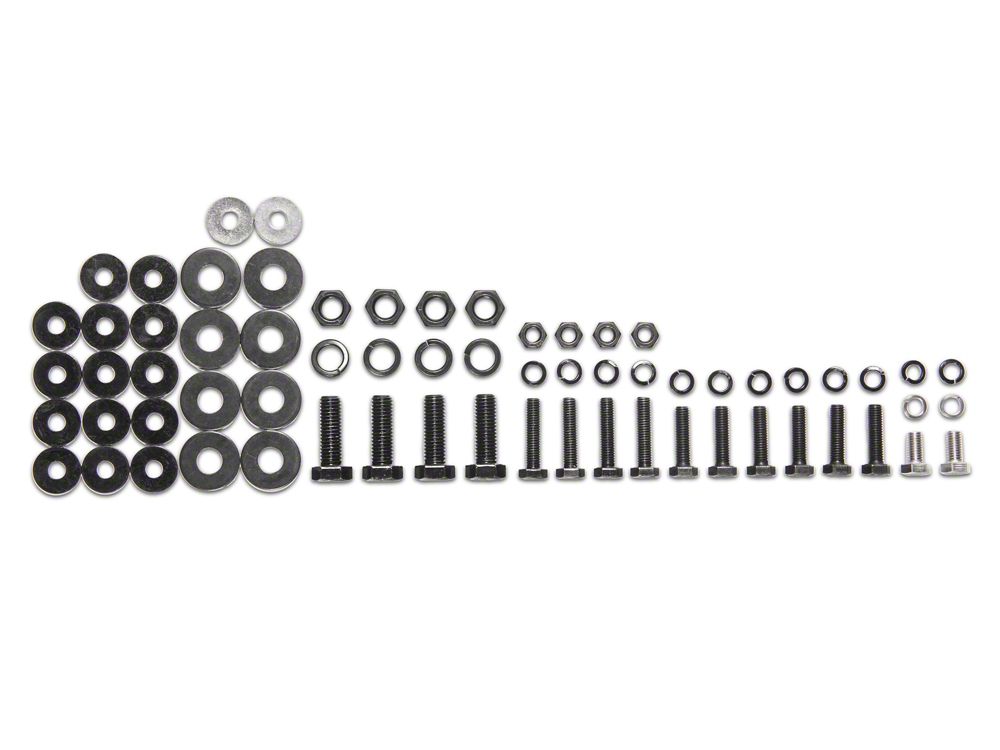 Barricade Replacement Bull Bar Hardware Kit for R108969 Only (19-24 RAM 1500, Excluding Rebel & TRX)