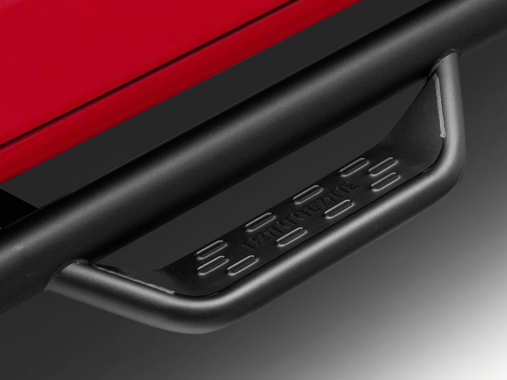Barricade Tubular Drop Steps; Fine Textured Black Finish (19-25 RAM 1500 Crew Cab)