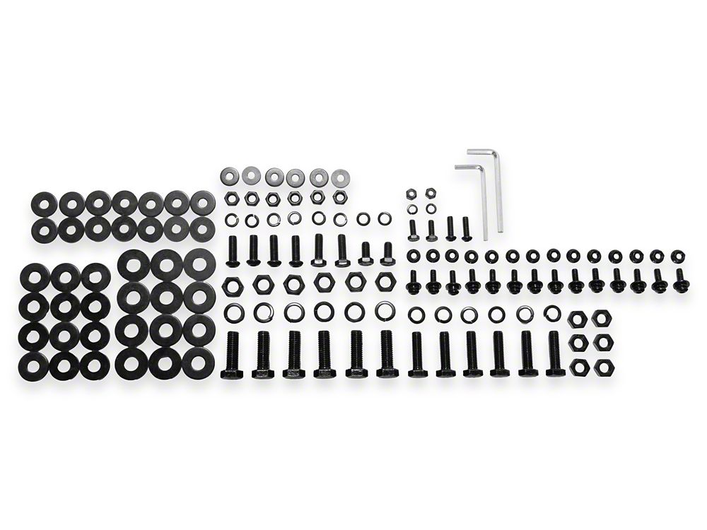 Barricade Replacement Front Bumper Hardware Kit for R109954 Only (19-24 RAM 1500, Excluding Rebel & TRX)