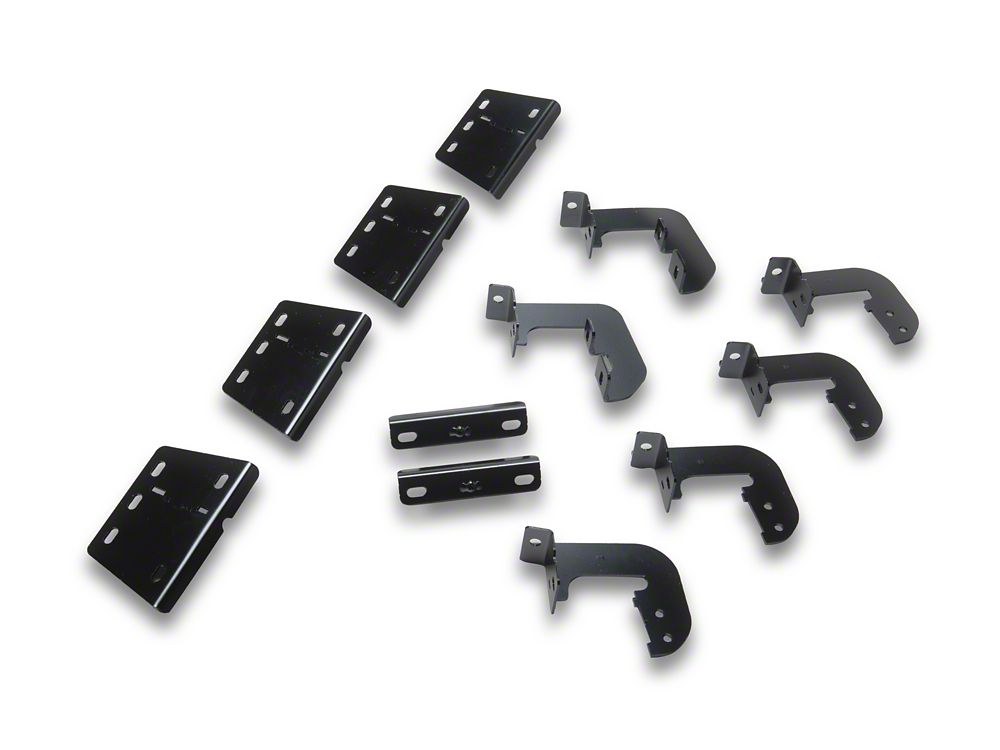 Barricade Canyon Drop Steps; Textured Black (19-25 RAM 1500 Crew Cab)