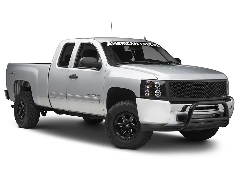 Barricade 3-Inch Bull Bar; Black (07-18 Silverado 1500)