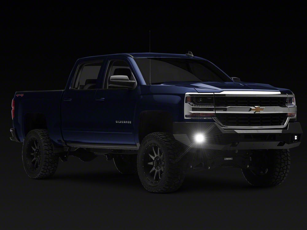 Barricade Extreme HD Front Bumper with LED Fog Lights (16-18 Silverado 1500)