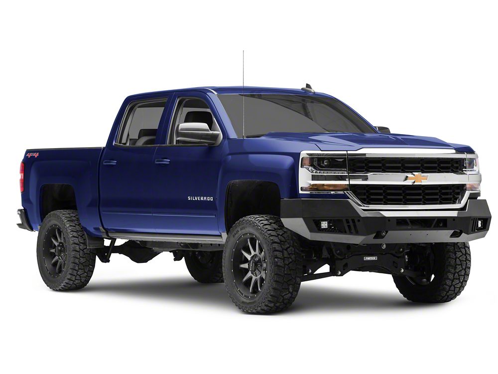 Barricade Extreme HD Front Bumper with LED Fog Lights (16-18 Silverado 1500)