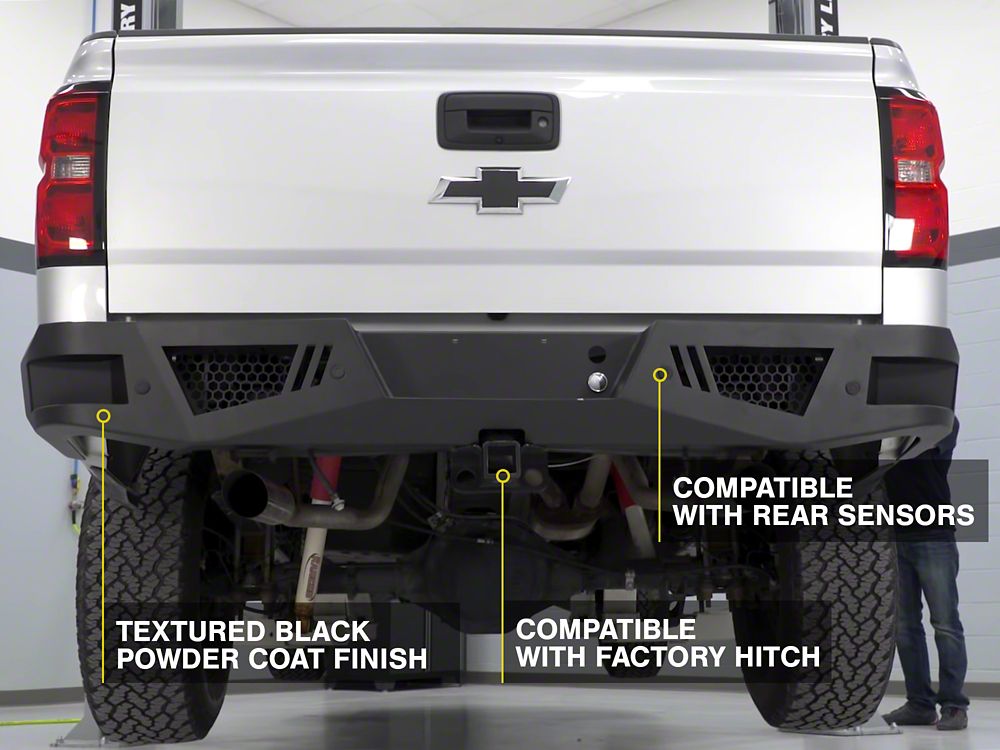 Barricade Extreme HD Rear Bumper (07-18 Silverado 1500)