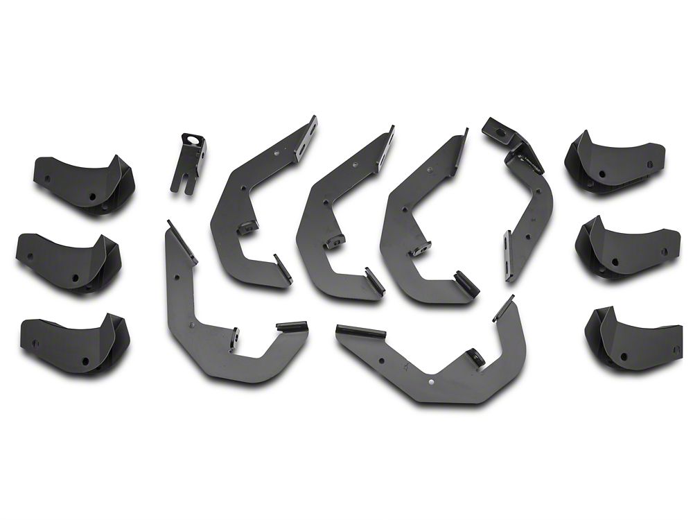 Barricade Rattler Running Boards; Textured Black (14-18 Silverado 1500)