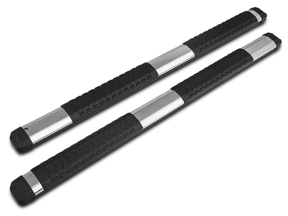 Barricade Saber 5-Inch Aluminum Side Step Bars (14-18 Silverado 1500 Double Cab, Crew Cab)