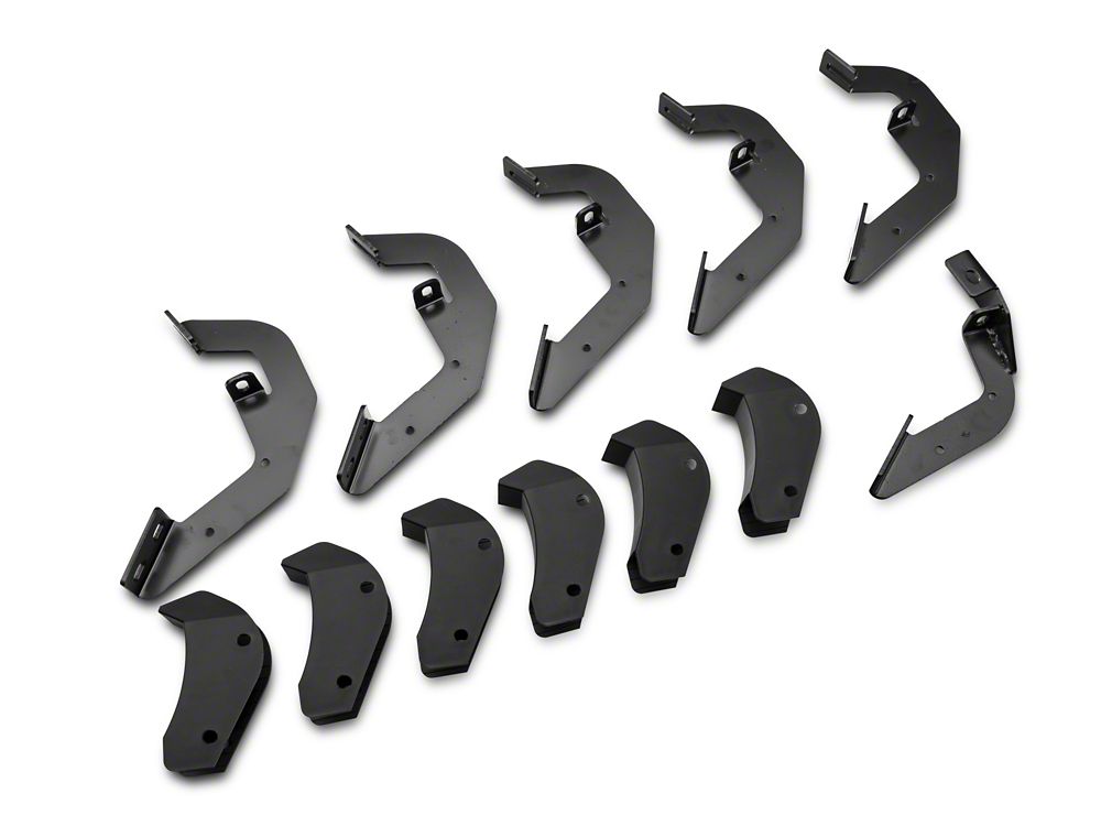 Barricade T4 Side Step Bars; Rocker Mount; Stainless Steel (07-13 Silverado 1500 Extended Cab, Crew Cab)