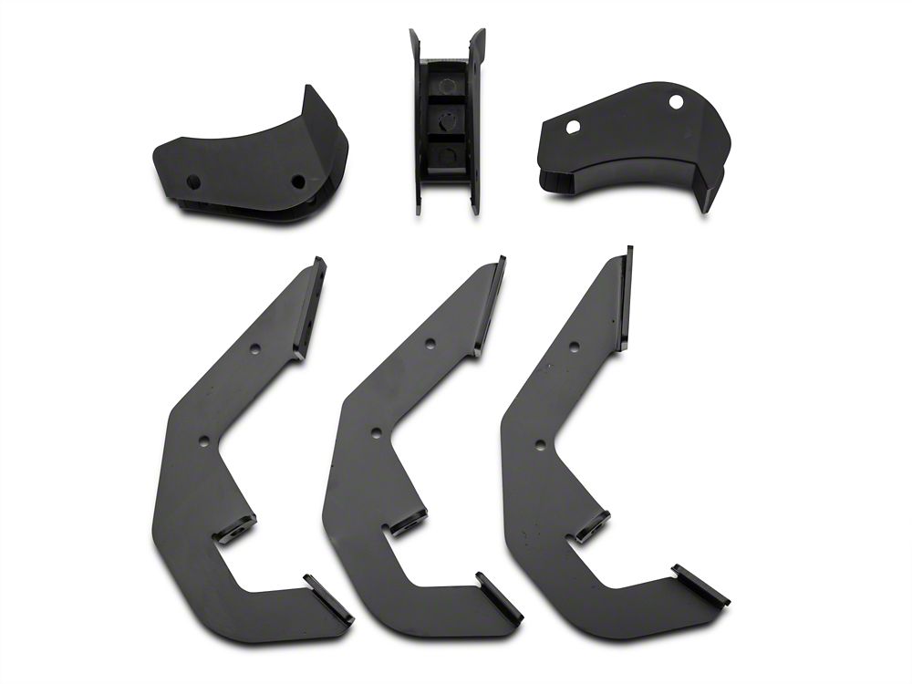 Barricade T4 Side Step Bars; Rocker Mount; Black (07-13 Silverado 1500 Extended Cab, Crew Cab)
