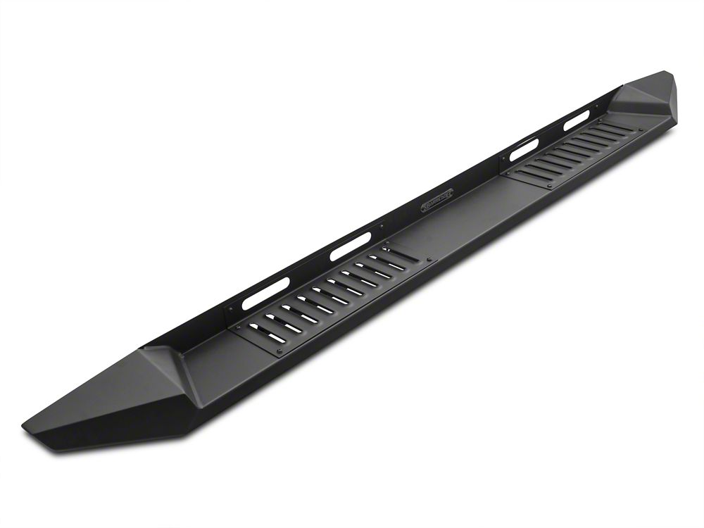 Barricade HD Steel Running Boards; Black (07-13 Silverado 1500 Crew Cab)