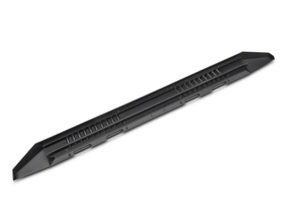 Barricade HD Steel Running Boards; Black (14-18 Silverado 1500 Crew Cab)