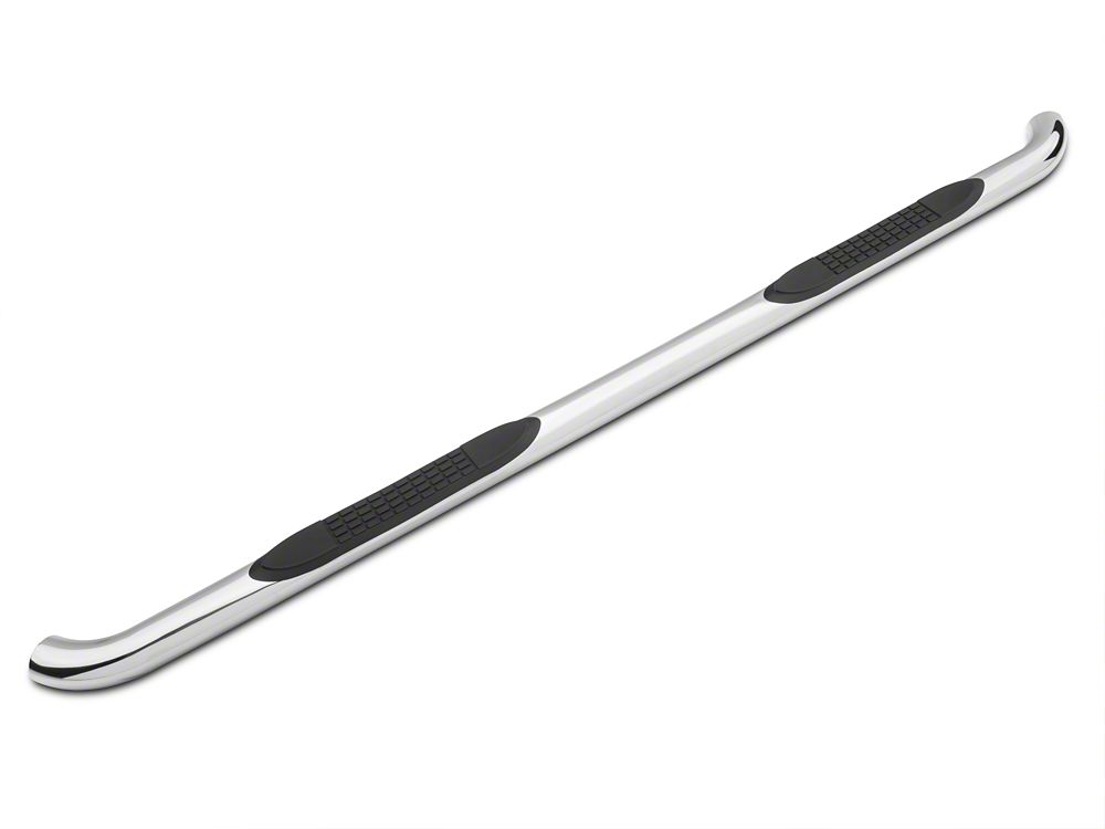 Barricade 3-Inch Side Step Bars; Rocker Mount; Stainless Steel (07-13 Silverado 1500)
